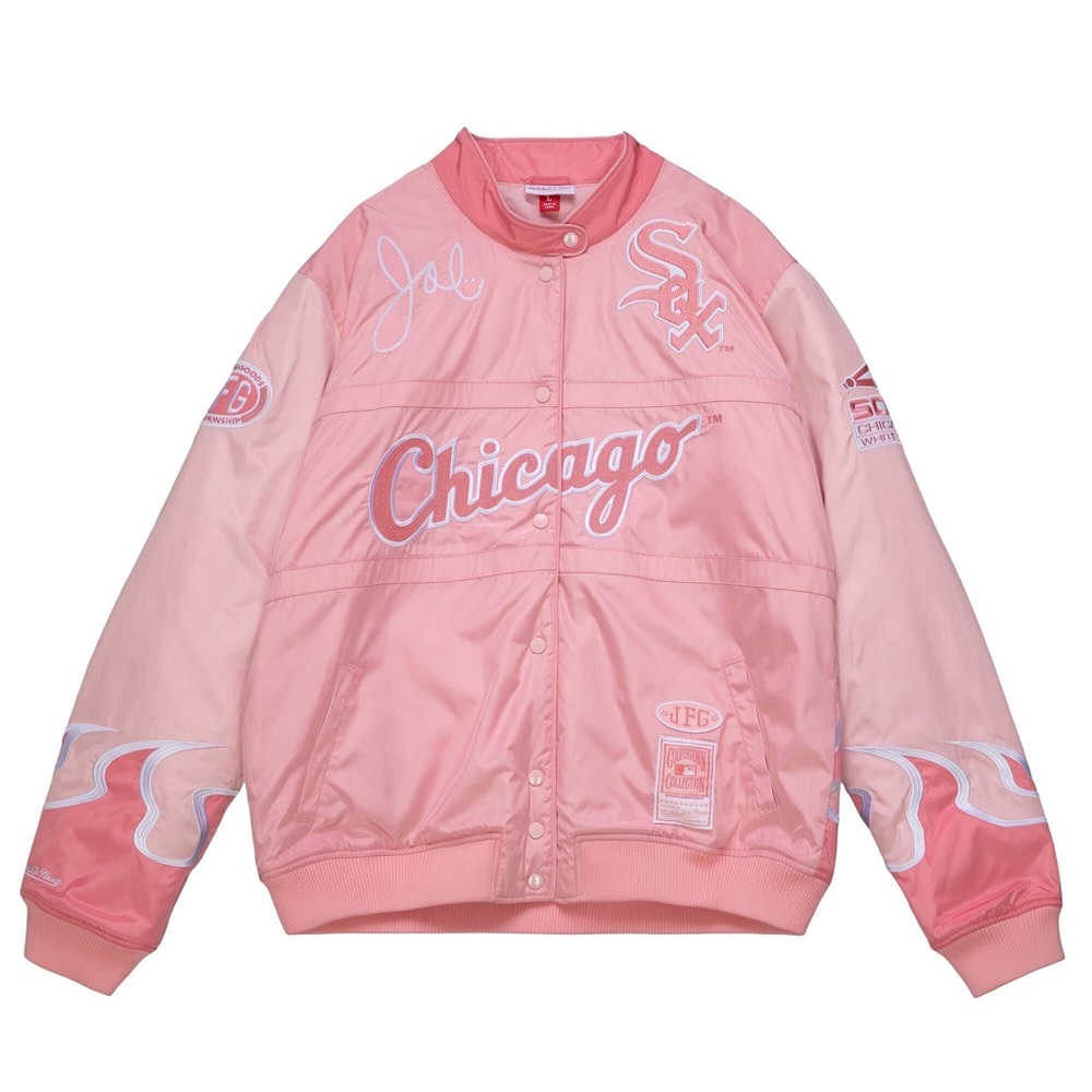 Mitchell&Ness.. White Sox Racer Jacket 4xl